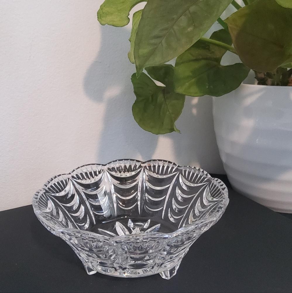 Crystal Footed Bowl